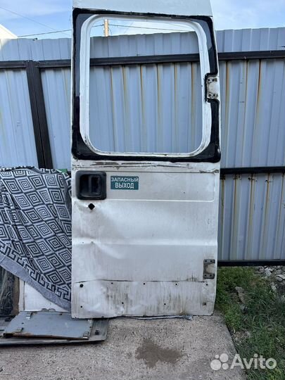 Двери задние fiat ducato