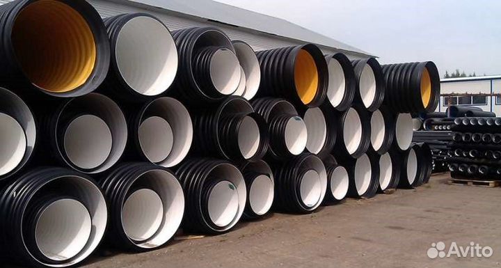 Трубы гофрированные канализационные опт/розница