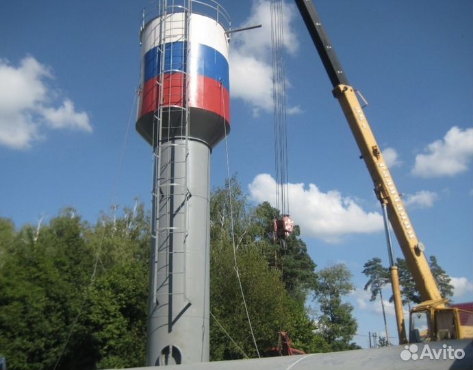 Водонапорная башния Рожновского. вбр