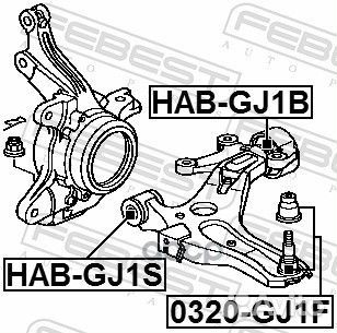 Сайленблок задний переднего рычага без кронштей