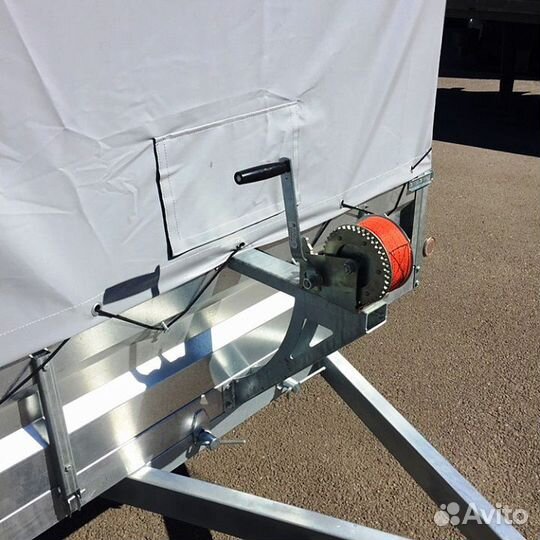 Прицеп Спутник с тентом для снегохода