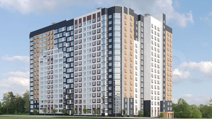 1-к. квартира, 37,1 м², 2/17 эт.