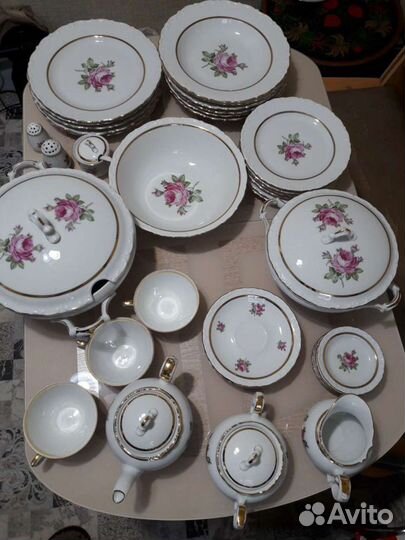 Сервиз столовый kahla, сделан в гдр