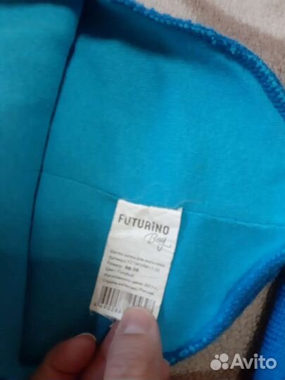 Шапка шлем для мальчика 48 50