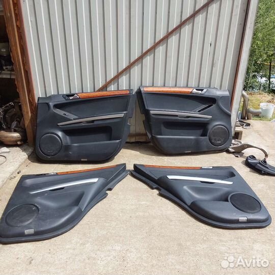 Mercedes ML W164 карты дверей комплект обшивки