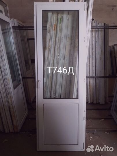 Дверь пластиковая Б/У 2260(в)х760(ш)