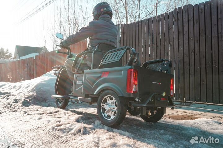 Электроскутер white siberia sibtrike MAX 2000W