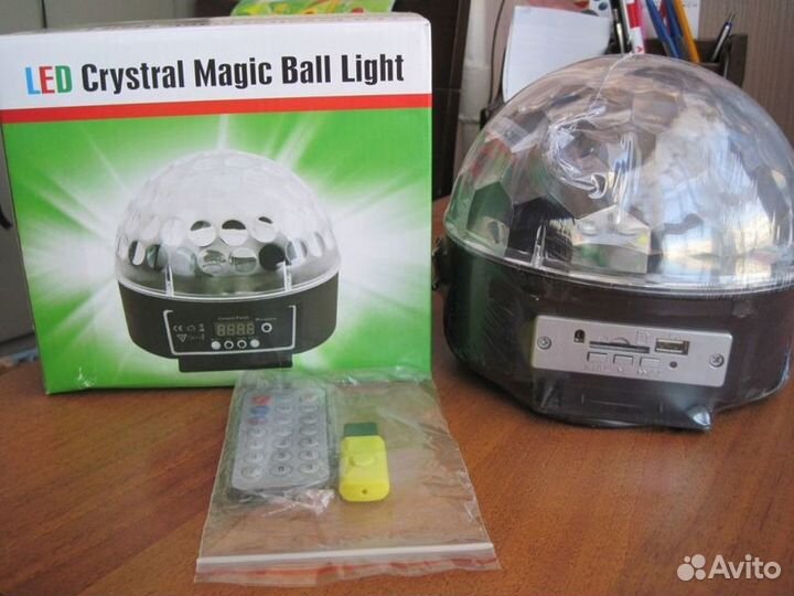 Диско-шар цветомузыкальный