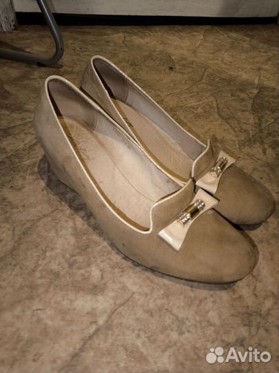 Туфли танкетки 38 размер