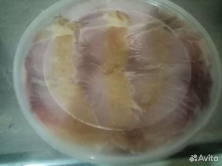 Сом нарезка холодного копчения, балык не копченый