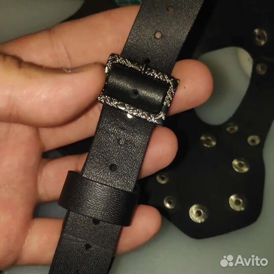 Маска кожаная