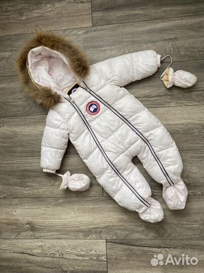 Зимний комбинезон для девочки 74-86 canada goose