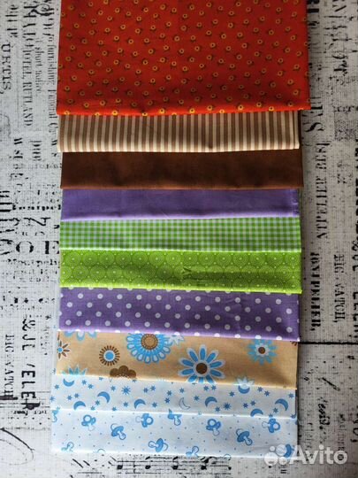 Отрезы ткани лоскутное шитье