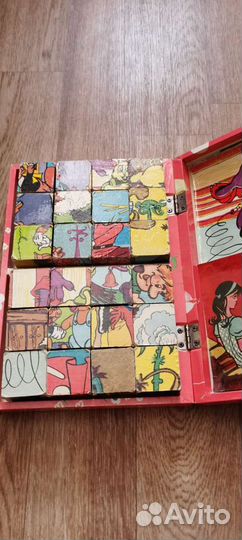 Кубики деревянные СССР