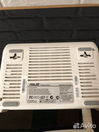 Wi-Fi роутер asus WL-520GU