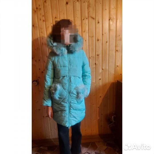 Куртка зимняя для девочки 146