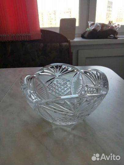 Салатницы хрустальные