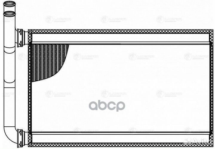 Радиатор отоп. для а/м Mitsubishi Pajero III (9
