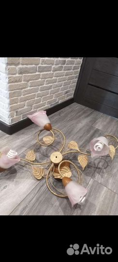 Люстра потолочная бу