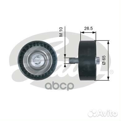 Ролик ремня приводного MB 2.2CDI 06- T36464 Gates
