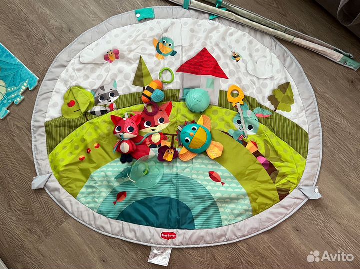 Развивающий коврик tiny love солнечная полянка