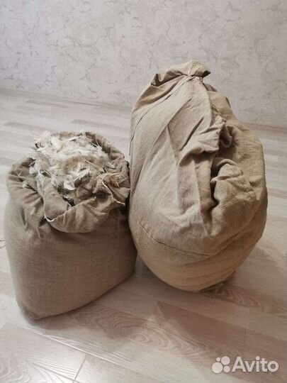 Пух перо гусиное