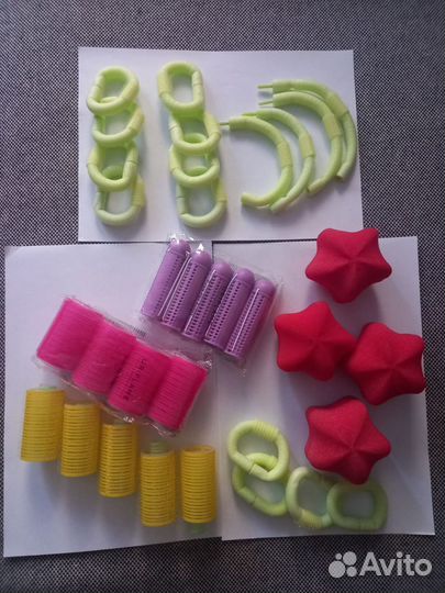 Бигуди разные 4 вида