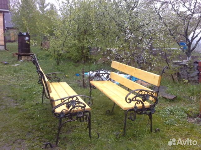 Кованные лавочки