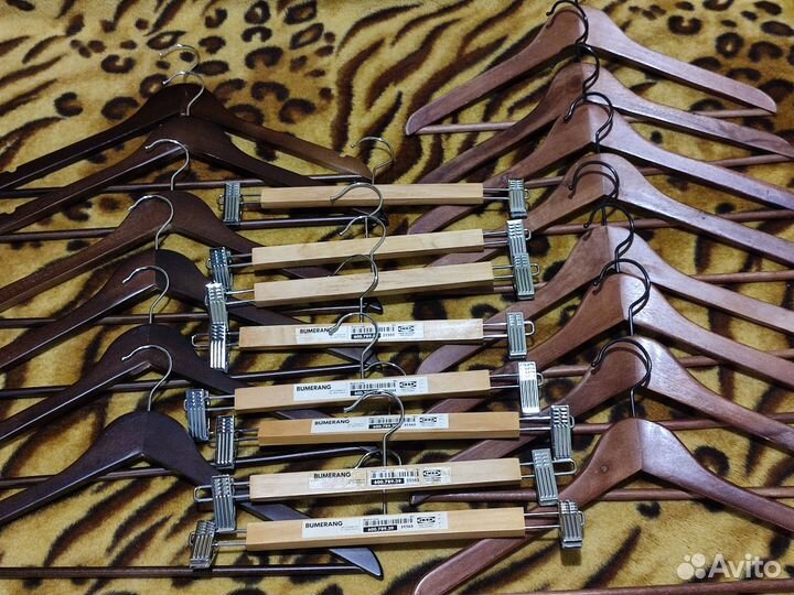 Вешалки плечики деревянные 22 штуки