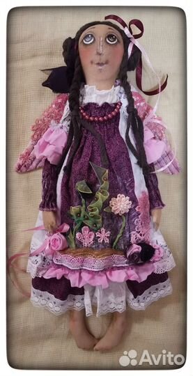 Интерьерная кукла ручной работы
