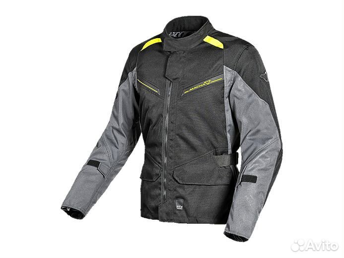 Мотокуртка macna murano черно-серая