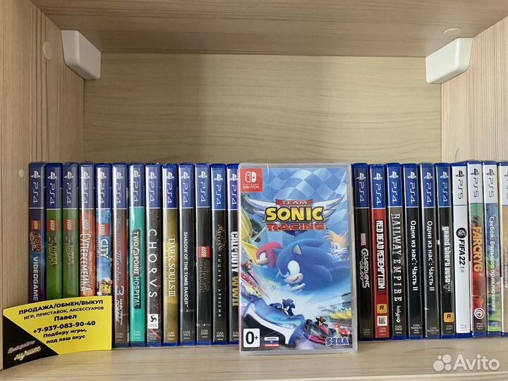 Игры Switch: Team Sonic Racing (Запечатанная)