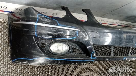 Бампер передний mercedes benz E-class W211 (SBR03G501)