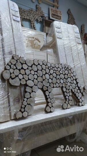 Панно из можжевельника 3D