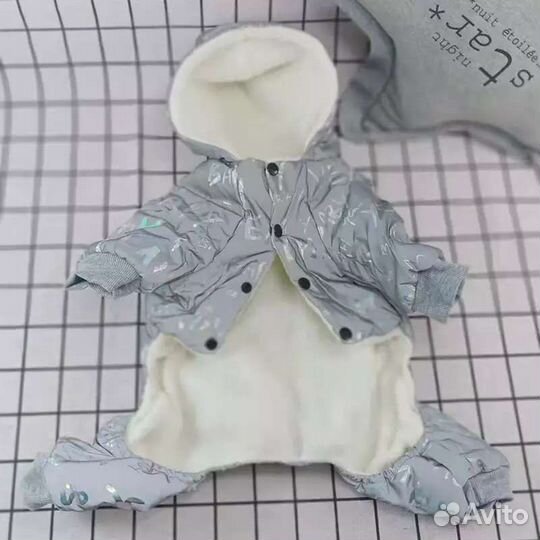 Комбинезон для маленькой собаки зима