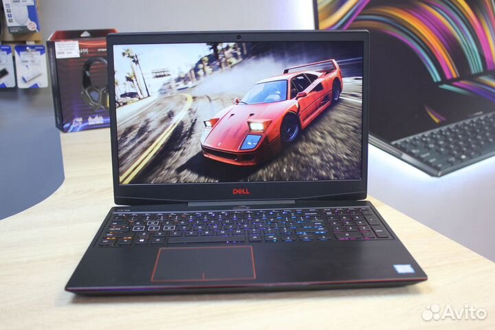 Мощный игровой ноутбук с подсветкой клавиатуры