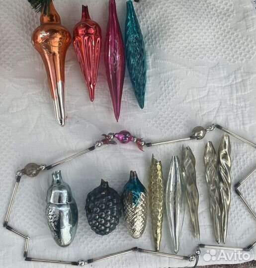 Набор елочных игрушек СССР