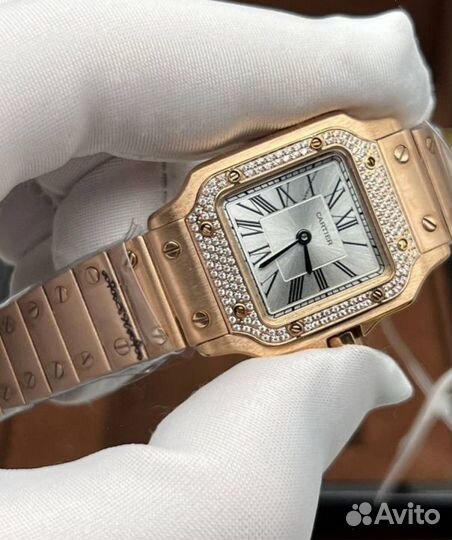 Женские часы Cartier Santos