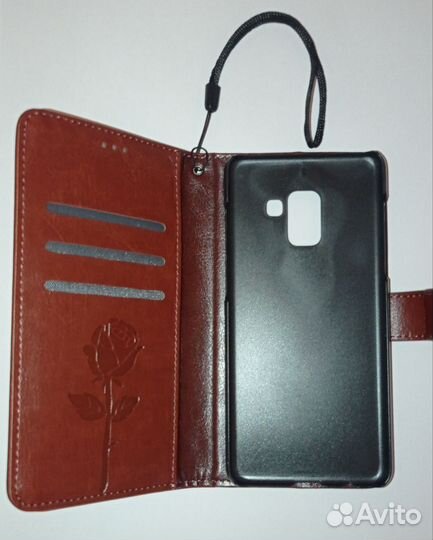 Кожаный чехол для Samsung Galaxy A8 2018 A530F