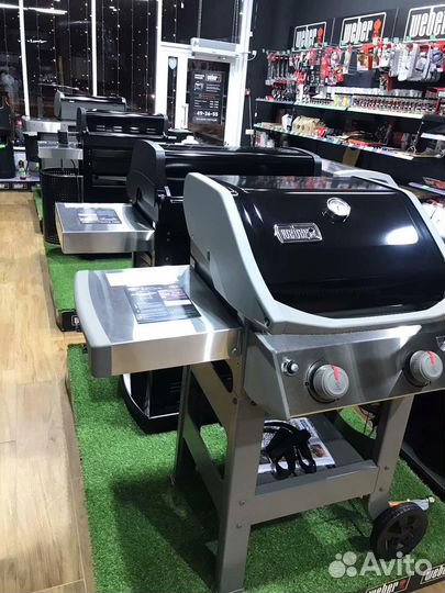 Газовый гриль weber spirit II E-210 GBS черный