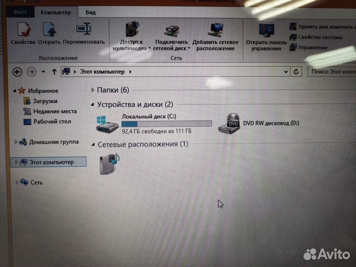 Ноутбук asus 4ядра/6GB/SSD/HD 7640G