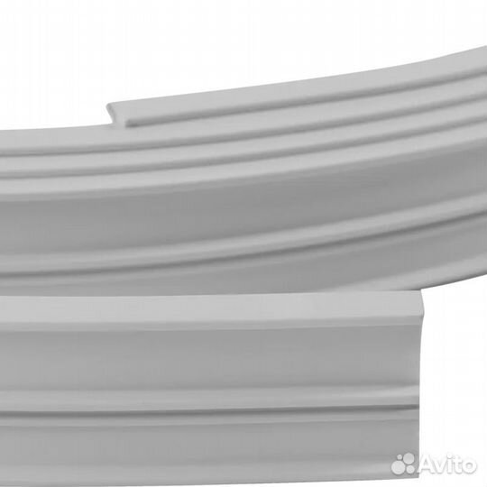 Гибкий карниз для штор 3,5 м пластик цвет белый