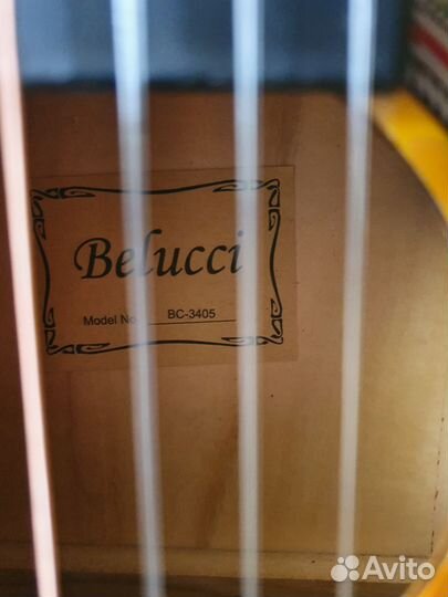 Гитара 1/2 belucci 3405
