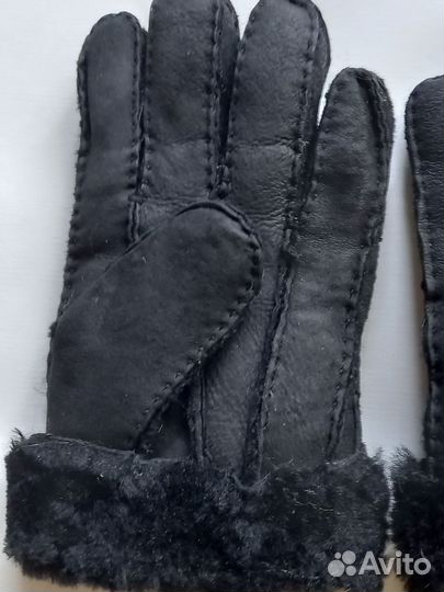 Перчатки мужские дублёные