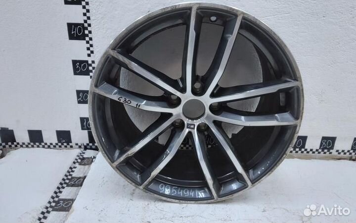 Диск колеса литой задний BMW 5er G30 R18 серый