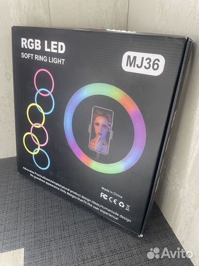 Кольцевая лампа 36 см