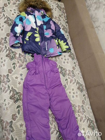 Костюм зимний для девочки 122 размер