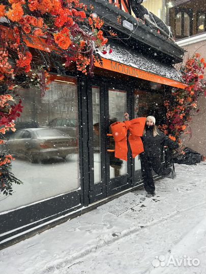 Бант тканевый