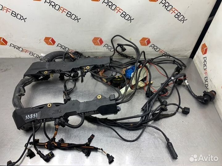 Проводка двигателя Bmw X5 E70 N62B48B 2007