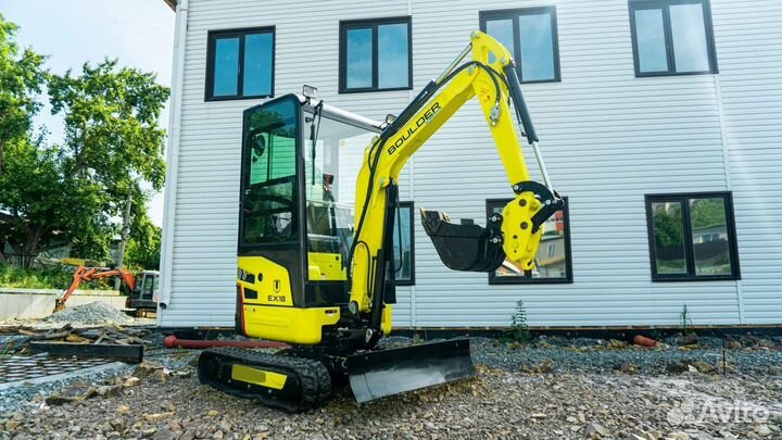 Мини-экскаватор Boulder EX18, 2024
